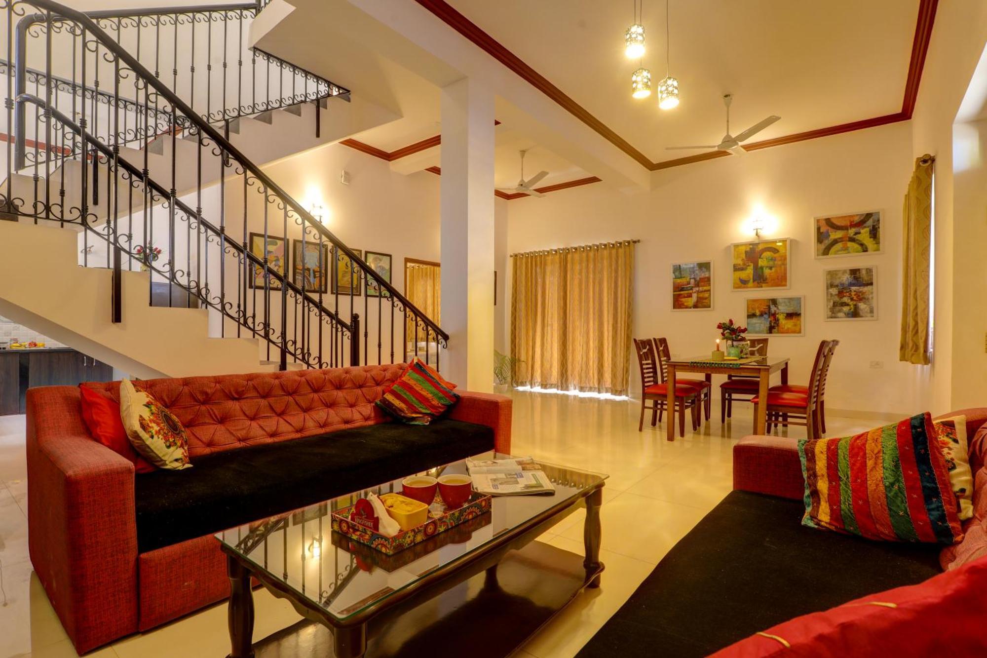Jaqk Holidays - 9Bhk Villa For Big Groups, Private Pool-Wifi-Cartaker-Parking, North Goa Baga Eksteriør billede