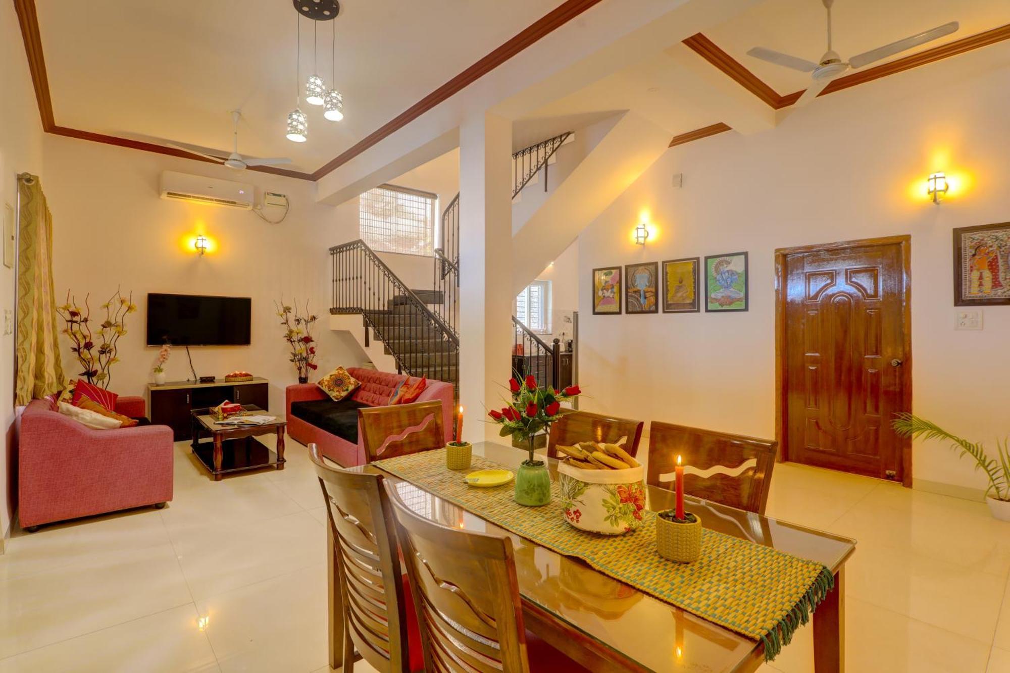 Jaqk Holidays - 9Bhk Villa For Big Groups, Private Pool-Wifi-Cartaker-Parking, North Goa Baga Eksteriør billede